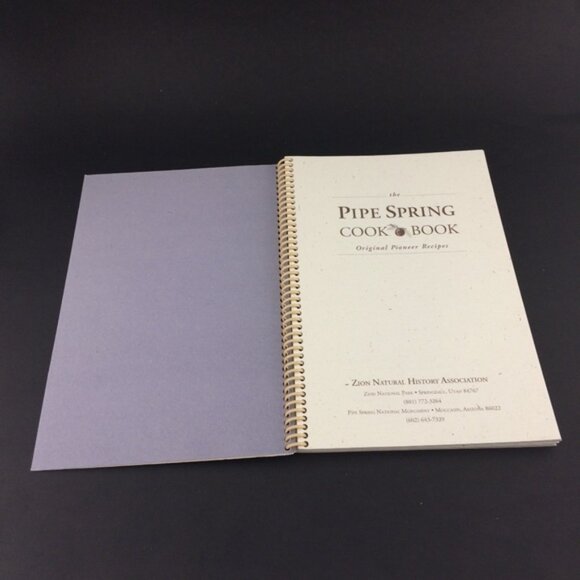 The Pipe Spring Cook Book Original Pioneer Recipes Zion National Park Old West - Picture 8 of 16